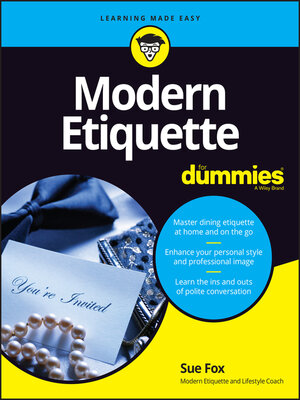 cover image of Modern Etiquette For Dummies